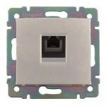 Legrand Valena Алюминий Розетка комп(RJ45) 1-ая 5 кат ISDN 300MHz 8конт (770141)