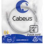 Cabeus PC-UTP-RJ45-Cat.6-1m