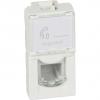  - Legrand Mosaic Розетка ТЛФ RJ11 1М с этикеткой (078730)