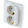  - Розетка Inspiria 16А 250В 2х2P+E немецк. стандарт бел. Leg 673750