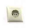  - Розетка 1-м СП Селена РС16-370 16А IP20 с заземл. сл. кость Кунцево 8146