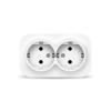  - Розетка 2-м ОП 16А IP20 с заземл. бел. IONICH 1419