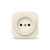  - Розетка 1-м ОП 10А IP20 без заземл. сл. кость IONICH 1431