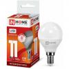  - Лампа светодиодная LED-ШАР-VC 11Вт 230В E14 6500К 990лм IN HOME 4690612024929