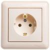  - Розетка 1-м СП W59 16А IP20 с заземл. без защ. шторок сл. кость SE RS16-154-28