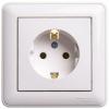  - Розетка 1-м СП W59 16А IP20 с заземл. без защ. шторок бел. SE RS16-154-18