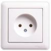 - Розетка 1-м СП W59 16А IP20 без заземл. без защ. шторок в сборе бел. SE RS16-153-18