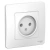  - Розетка 1-м СП Blanca 16А IP20 250В без заземл. без защ. шторок бел. SE BLNRS000011