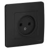  - Розетка 1-м СП Blanca 16А IP20 250В без заземл. без защ. шторок антрацит SE BLNRS000016