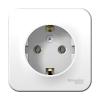  - Розетка 1-м ОП Blanca 16А IP20 250В с заземл. без защ. шторок с изолир. пластиной бел. SE BLNRA010111