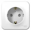  - Розетка 1-м ОП Blanca 16А IP20 250В с заземл. защ. шторки с изолир. пластиной бел. SE BLNRA011111