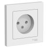  - Розетка 1-м СП AtlasDesign 16А IP20 без заземл. в сборе бел. SE ATN000140