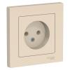  - Розетка 1-м СП AtlasDesign 16А IP20 без заземл. в сборе беж. SE ATN000240