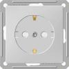  - Розетка 1-м СП W59 16А IP20 с заземл. защ. шторки механизм бел. SE RS16-152-1-86