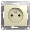  - Розетка 1-м СП Glossa 16А IP20 без заземл. механизм беж. SE GSL000241