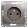  - Розетка 1-м СП Glossa 16А IP20 250В без заземл. механизм платина SE GSL001241
