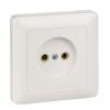  - Розетка 1-м СП 1мод. Хит 10А IP20 250В без заземл. без защ. шторок бел. SE RS10-132-B