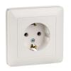  - Розетка 1-м СП 1мод. Хит 16А IP20 250В с заземл. без защ. шторок бел. SE RS16-134-B