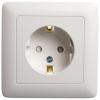  - Розетка 1-м СП 1мод. Хит 16А IP20 250В с заземл. защ. шторки бел. SE RS16-136-B