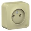  - Розетка 1-м ОП Blanca 16А IP20 250В без заземл. без защ. шторок с изолир. пластиной беж. SE BLNRA000117