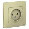 - Розетка 1-м СП Blanca 16А IP20 250В без заземл. без защ. шторок беж. SE BLNRS000017