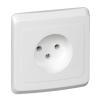  - Розетка 1-м СП Этюд 16А IP20 250В без заземл. без защ. шторок бел. SE PC16-001B