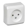  - Розетка 1-м ОП Этюд 16А IP20 250В без заземл. без защ. шторок бел. SE PA16-001B