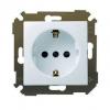  - Розетка 1-м СП Simon34 16А IP20 с заземл. механизм бел. Simon 34432-030