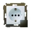  - Розетка 1-м СП Simon34 16А IP20 с заземл. механизм графит Simon 34432-038