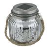  - Светильник садовый USL-M-211/GN120 SILVER JAR IP44 солнечная батарея Uniel UL-00003209
