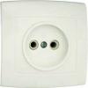  - Розетка 1-м СП Елизавета РС10-192 10А IP20 бел. Кунцево 6417