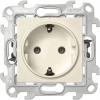  - Розетка 1-м СП Simon 24 16А IP20 2P+E Push&Go без защ. шторок механизм сл. кость Simon 2420434-031